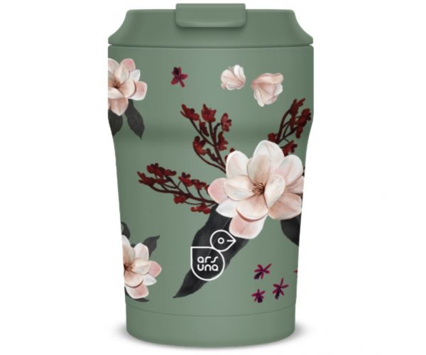 Ceașcă termică Ars Una Flowery Green 350ml