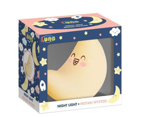 Lună simpatică lampă de noapte 15cm