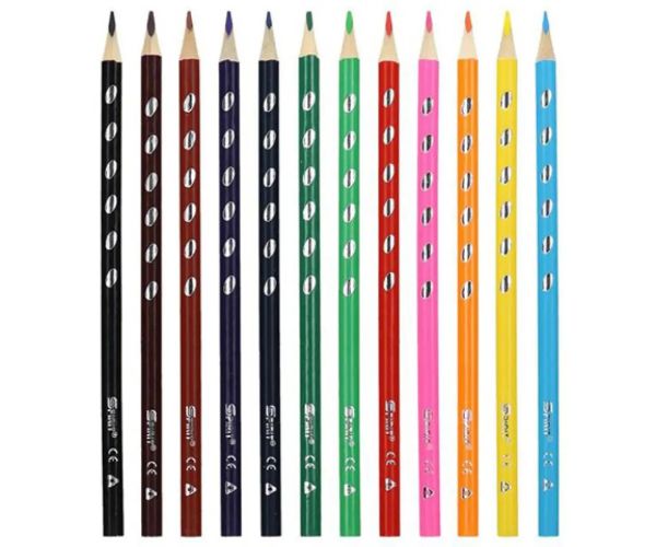 Spirit: Triunghi premium creioane colorate set 12 bucăți