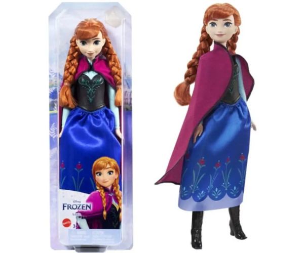 Frozen: Fermecatoare Anna prințesă păpușă de modă 30cm - Mattel