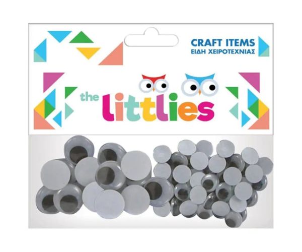 The Littlies: Ochi de plastic 40 bucăți set 20x15mm și 20x20mm mărimi