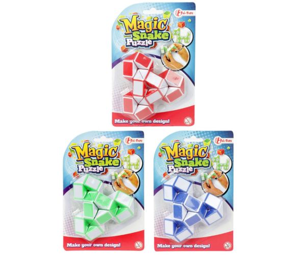 Joc logic șarpe magic în mai multe variante 1buc