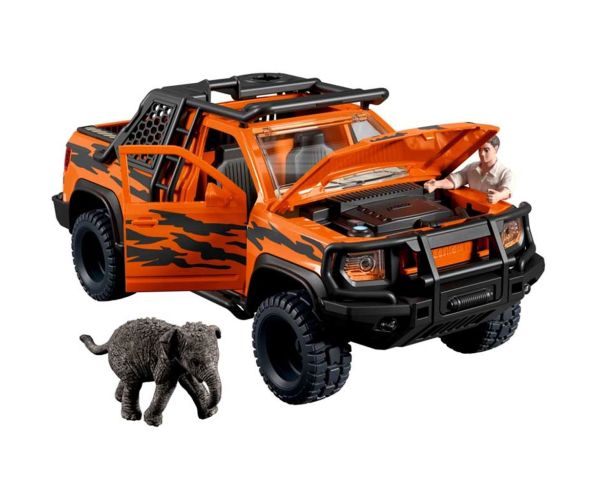 Schleich: Wild Life Aventura cu SUV set de joacă (42720)