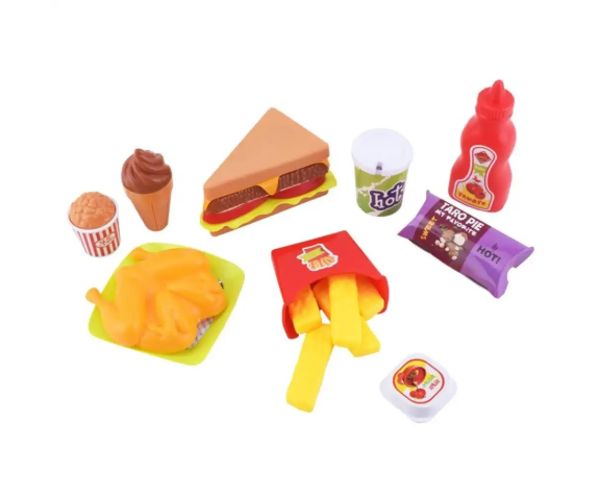 Set de mâncare Happy Burger 21 bucăți