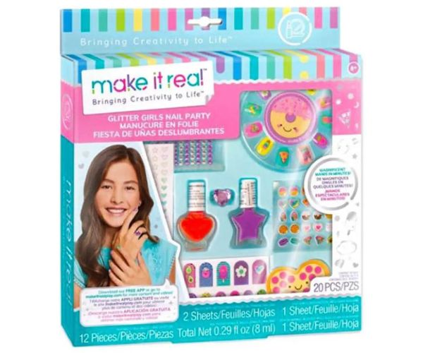 Make it Real: set de înfrumusețare unghii sclipitoare