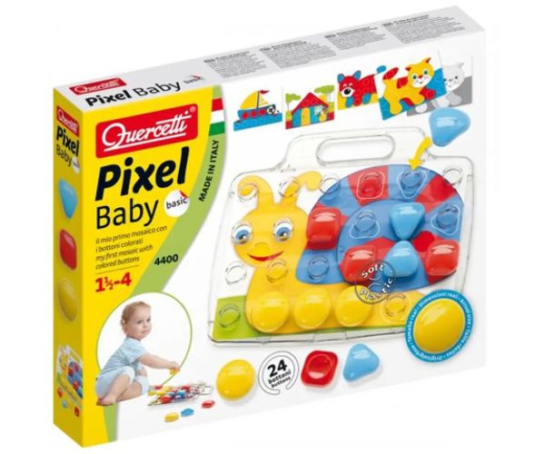 Quercetti: Pixel Baby Basic biluţe uriaşe