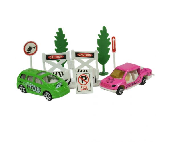 City Cars: Városi jármű szett kiegészítőkkel többféle változatban 1db