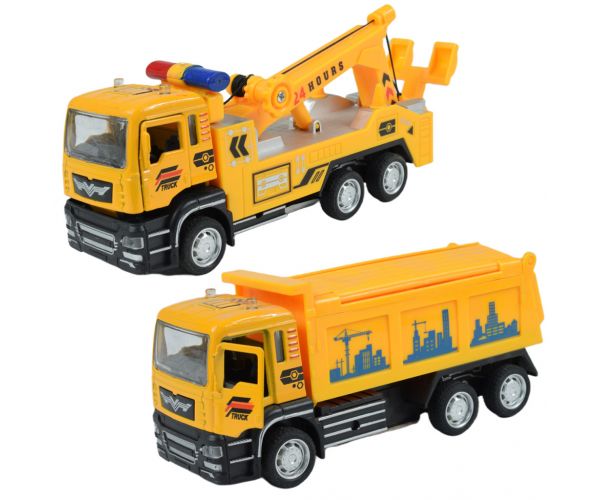 City Truck: Camion de construcție cu tracțiune spate în două variante de 14cm