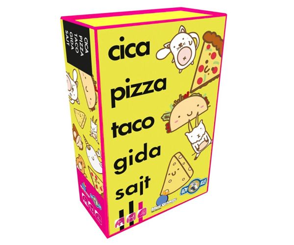 Cica, pizza, taco, gida, sajt társasjáték