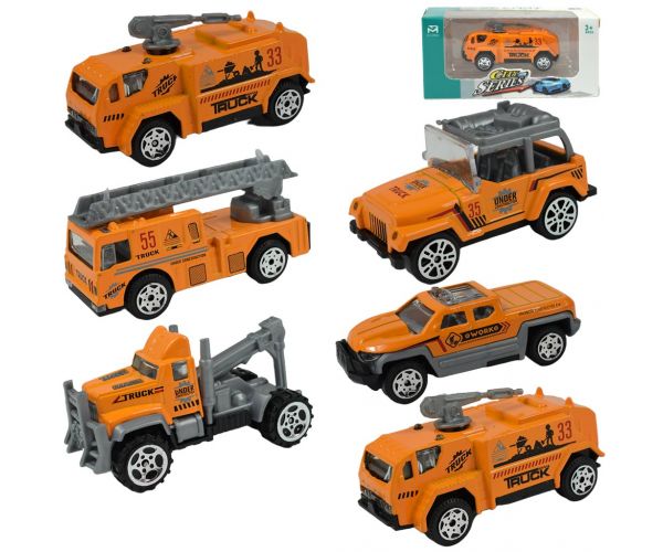 City Series: Mașini de construcții în mai multe versiuni 1/50