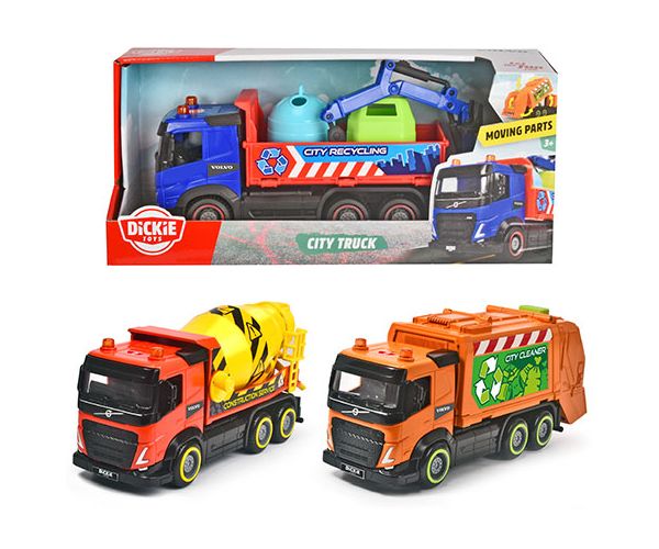 City Truck vehicule muncă de oraș trei variante - Simba Toys