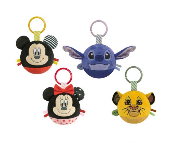 Clementoni Baby: Disney Baby puha plüss labdafigurák négyféle változatban 1db