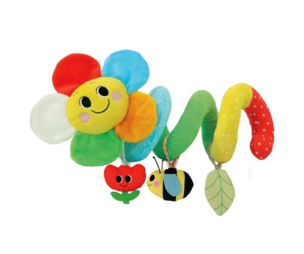 Clementoni Baby: Jucărie de pluș pentru cărucior – Grădina fermecată