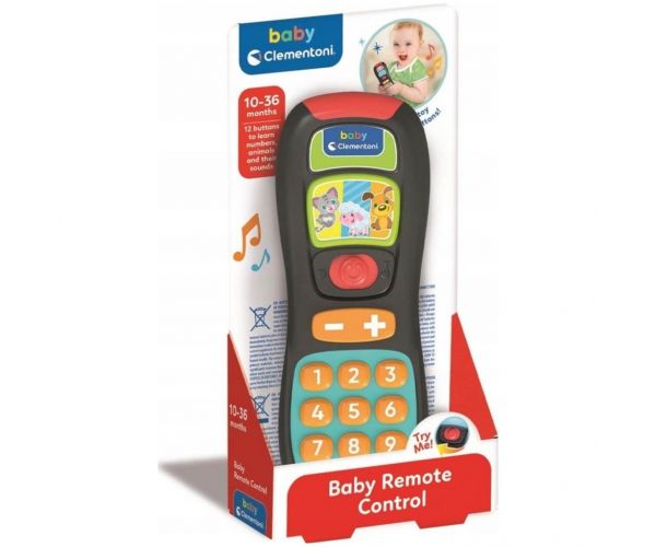 Clementoni Baby: Prima mea telecomandă jucărie pentru bebeluși cu efecte de lumină și sunet