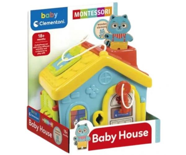 Clementoni Baby: Set de joc educativ căsuță cu chei Montessori