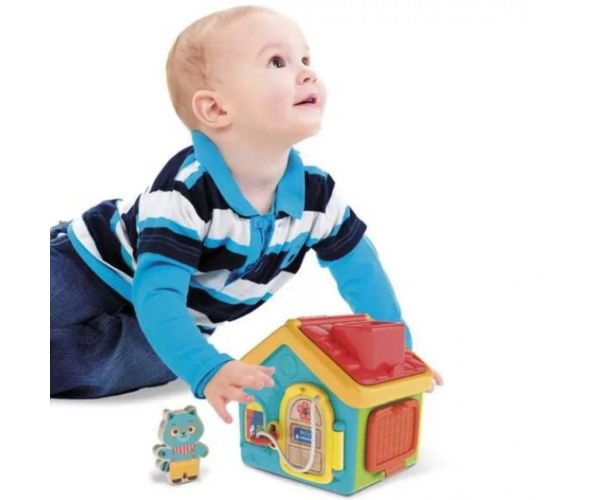Clementoni Baby: Montessori kulcsos házikó készségfejlesztő játékszett