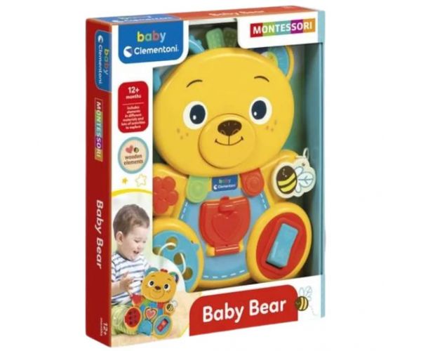 Clementoni Baby: Ursuleț Montessori pentru bebeluși