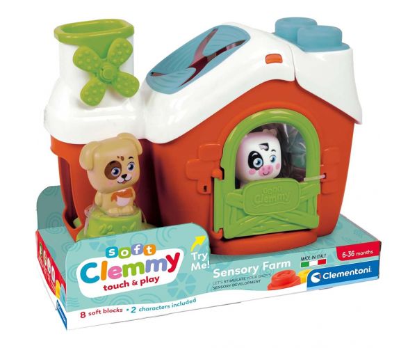 Clemmy: Set fermă senzorială moale - Clementoni