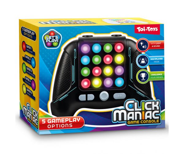 Click Maniac: consolă de jocuri electrică 5-în-1 în două variante 1buc