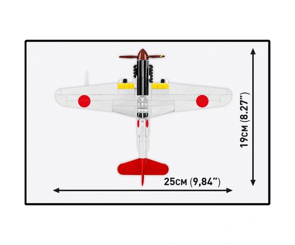COBI: Al Doilea Război Mondial Kawasaki Ki-61 Hien set de construcție (5872)