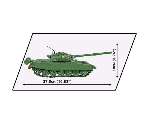 COBI: Armed Forces T-72 (Germania de Est/URSS) set de construcție pentru tanc (2625)