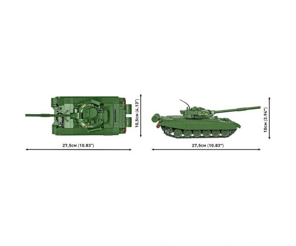 COBI: Armed Forces T-72 (Germania de Est/URSS) set de construcție pentru tanc (2625)