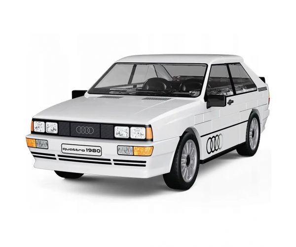 COBI: Audi Quattro 1980 set de construcție pentru mașină albă (24665)