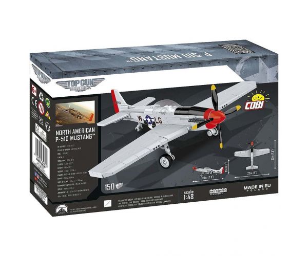 COBI: Mustang P-51D „TOP GUN: Maverick” repülőgép építőjáték (5847)