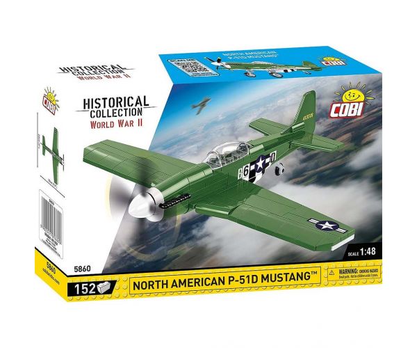 COBI: Avion de vânătoare Mustang P-51D set de construcție (5860)