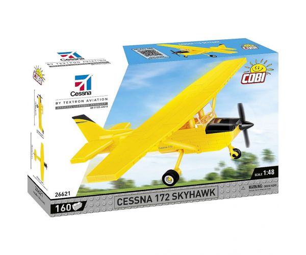 COBI: Cessna 172 Skyhawk jucărie de construcție galbenă (26621)