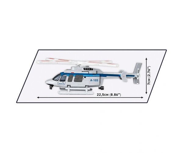 COBI: Bell 407 Rendőrség építőjáték (26628)