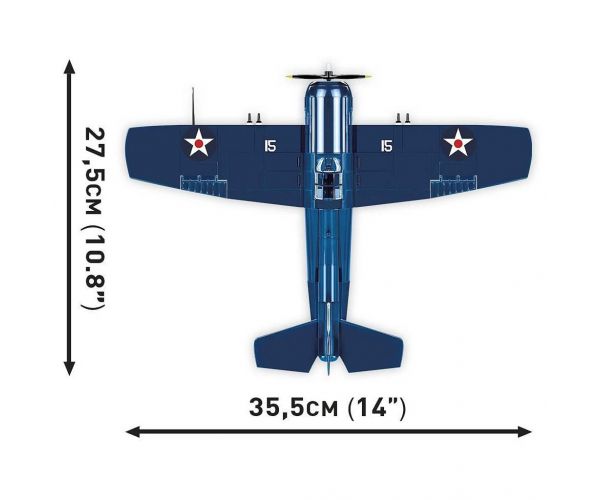 COBI: F4F Wildcat – Northrop Grumman repülőgép építőjáték (5731)