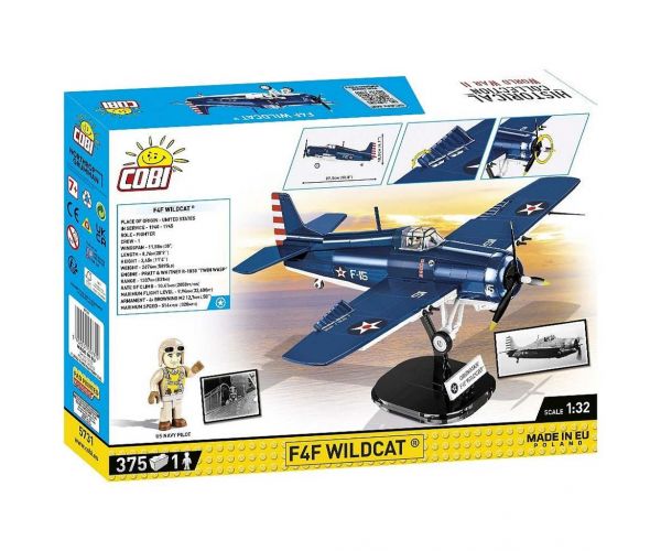 COBI: F4F Wildcat – Northrop Grumman repülőgép építőjáték (5731)