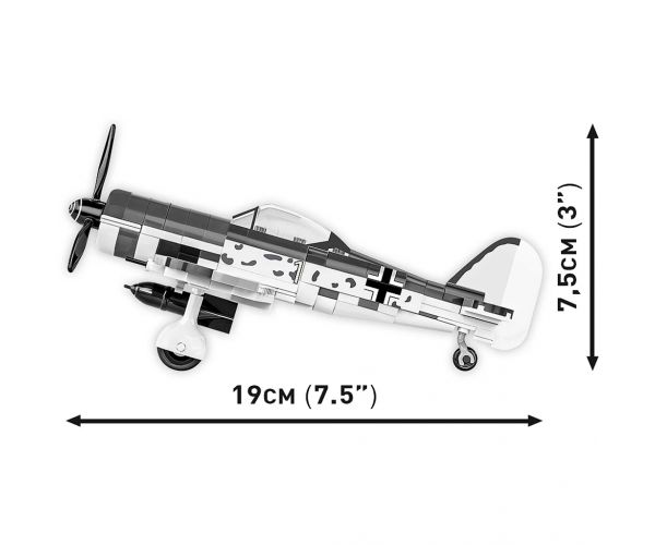 COBI: Focke-Wulf FW 190 F-8 din Al Doilea Război Mondial - set de construcție (5871)