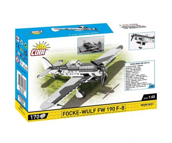COBI: Focke-Wulf FW 190 F-8 din Al Doilea Război Mondial - set de construcție (5871)