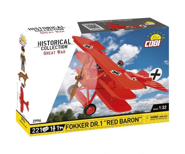 COBI: Fokker Dr. I „Baronul Roșu” set de construcție (2996)