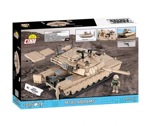 COBI: Forțele Armate M1A2 Abrams jucărie de construcție (2632)
