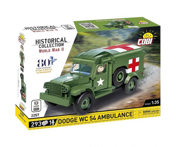 COBI: Joc de construcție ambulanță Dodge WC-54 (2257)