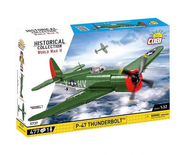 COBI: P-47 Thunderbolt din Al Doilea Război Mondial - set de construcție (5737)