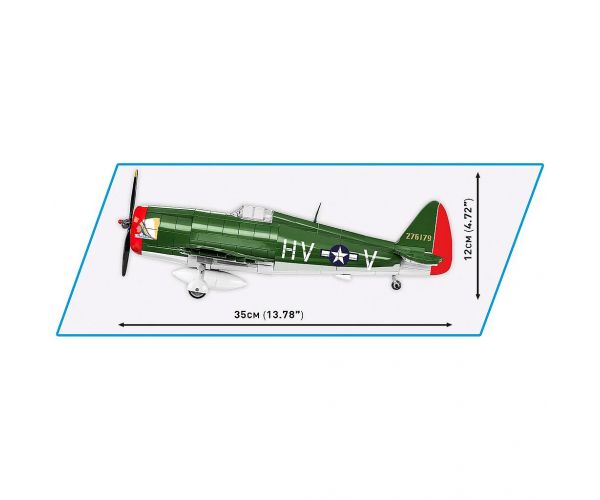 COBI: P-47 Thunderbolt din Al Doilea Război Mondial - set de construcție (5737)