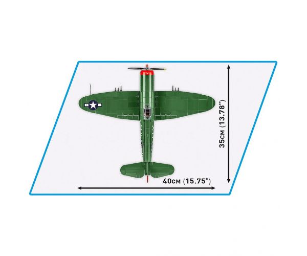 COBI: P-47 Thunderbolt din Al Doilea Război Mondial - set de construcție (5737)