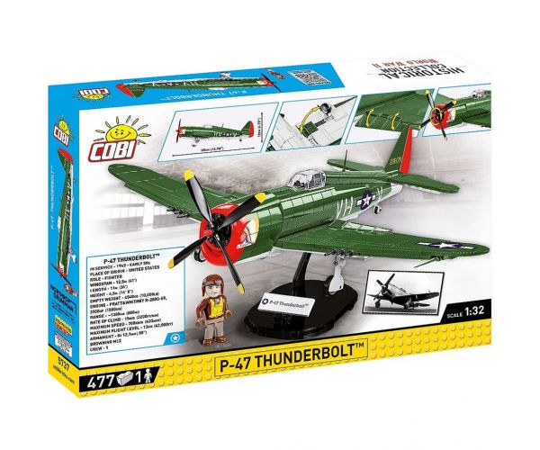 COBI: P-47 Thunderbolt din Al Doilea Război Mondial - set de construcție (5737)