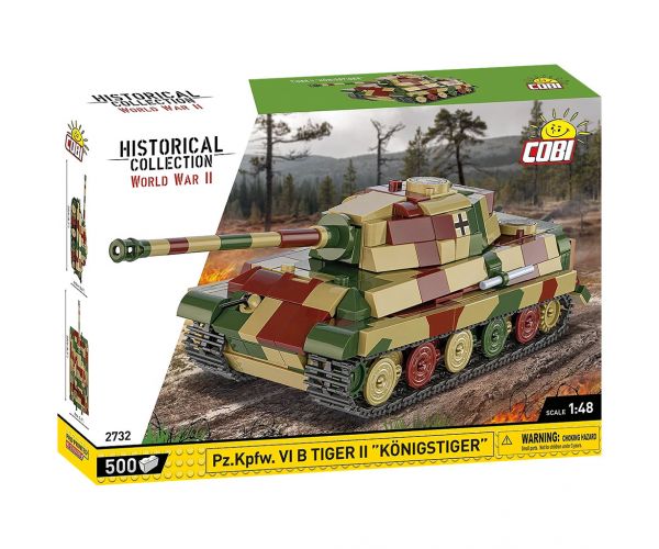 COBI: Pz.Kpfw. VI B Tiger II „Tigrul Regal” set de construcție (2732)