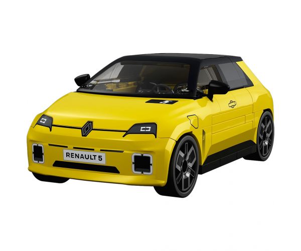 COBI: Renault 5 E-Tech – set de construcție, mașină galbenă (24673)