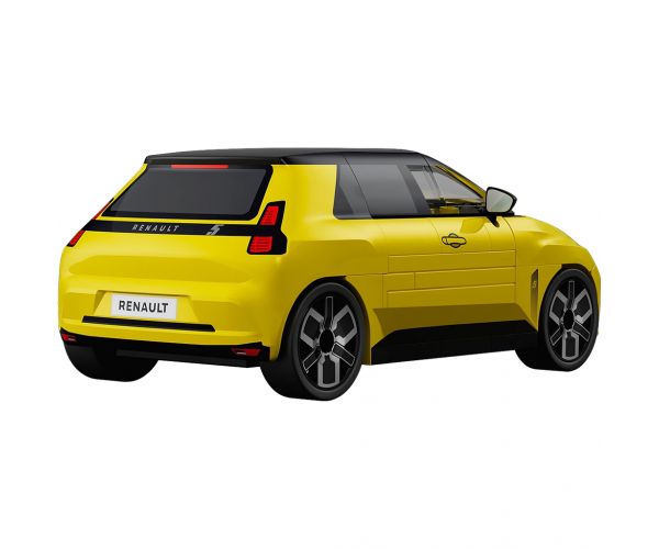 COBI: Renault 5 E-Tech – set de construcție, mașină galbenă (24673)