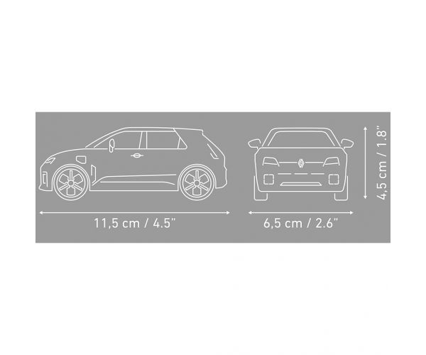 COBI: Renault 5 E-Tech – set de construcție, mașină galbenă (24673)