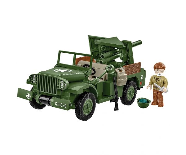 COBI: Set de construcție Al Doilea Război Mondial 37mm GMC M6 Fargo (3116)