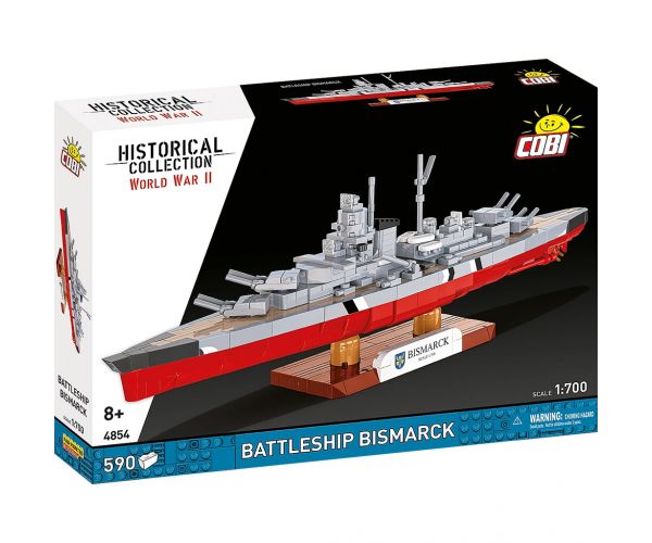 COBI: Set de construcție Cuirasatul Bismarck din Al Doilea Război Mondial (4854)
