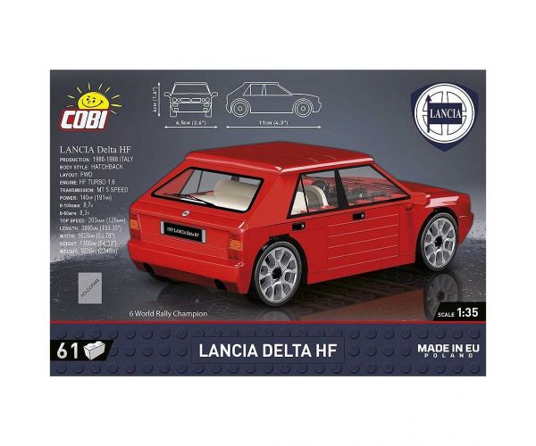 COBI: Set de construcție Lancia Delta HF (24508)