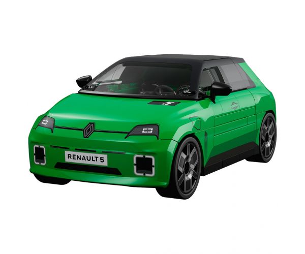 COBI: Set de construcție Renault 5 E-Tech — mașină verde (24674)